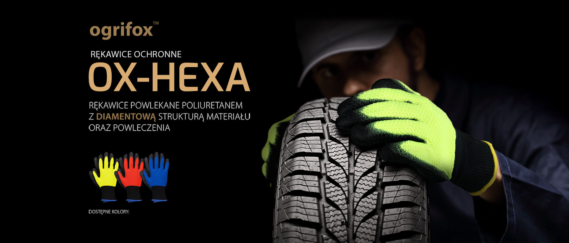 rekawice robocze ox-hexa do wulkanziacji